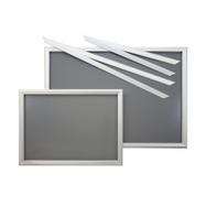 Fensterrahmensystem „Feko”, silber eloxiert, Gehrungsecken