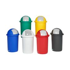Kunststoff-Abfalleimer in verschiedenen Farben